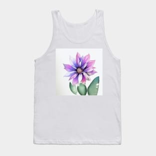 Watercolor Flower Tank Top